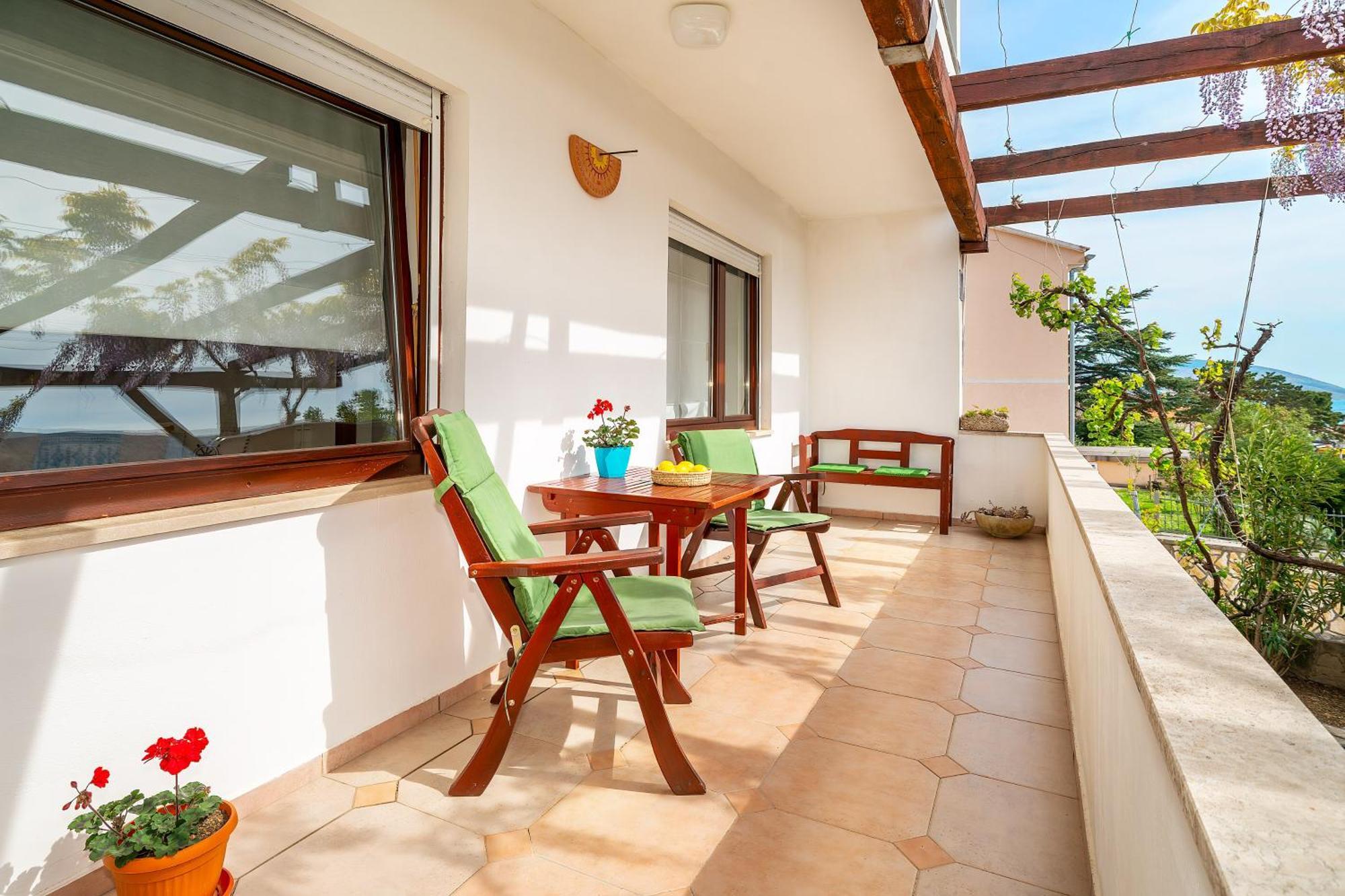 Apartments Edo With Terrace Baska  Ngoại thất bức ảnh